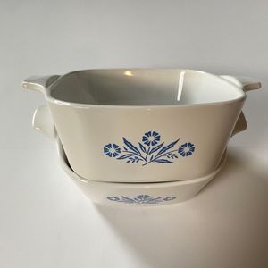 2 Vtg Corning Ware Cookware